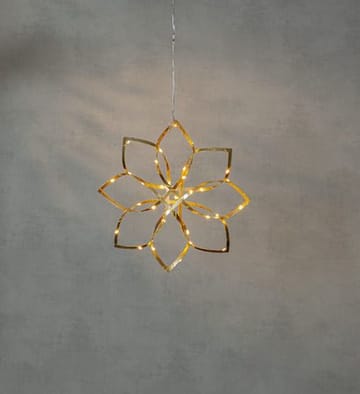 Amaze hengende dekorasjon med belysning 30 cm - gull - Belysning - Julebelysning - Julelys
