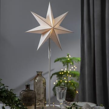 Astro stjerne på fot 35 cm - hvit og svart - Belysning - Julebelysning - Julelys