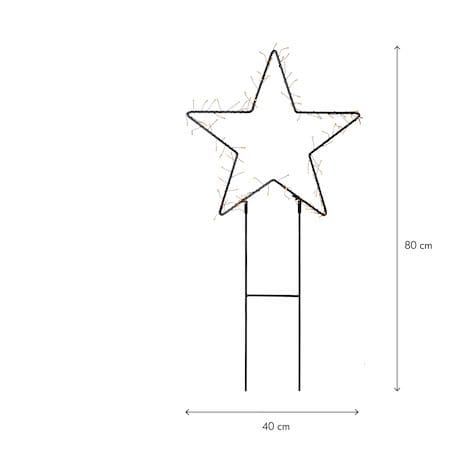 Barlumi Siluett dekorasjonsbelysning 80 cm - svart - Belysning - Julebelysning - Julelys