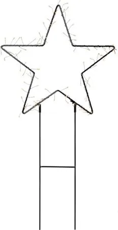Barlumi Siluett dekorasjonsbelysning 80 cm, svart