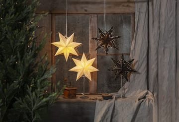 Bobo stjerne på fot 34 cm - hvit - Belysning - Julebelysning - Julelys
