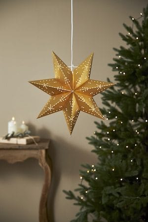 Classic julestjerne 45 cm - gull - Belysning - Julebelysning - Julelys
