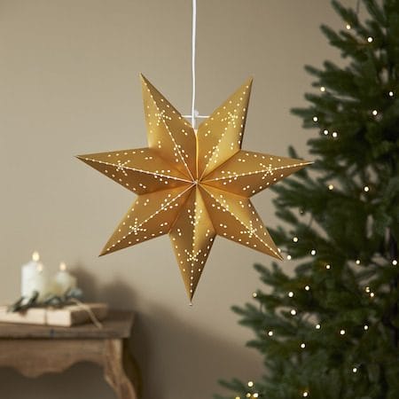 Classic julestjerne 45 cm - gull - Belysning - Julebelysning - Julelys