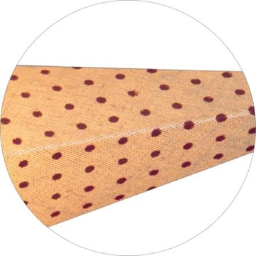 Cotton papirstjerne 60 cm - beige med røde prikker - Belysning - Julebelysning - Julelys