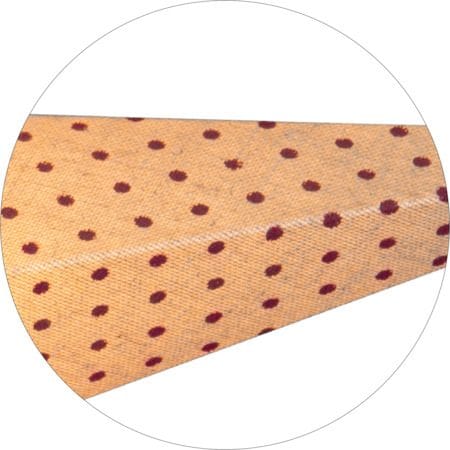 Cotton papirstjerne 60 cm - beige med røde prikker - Belysning - Julebelysning - Julelys