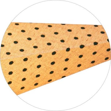 Cotton papirstjerne 60 cm - beige med grønne prikker - Belysning - Julebelysning - Julelys
