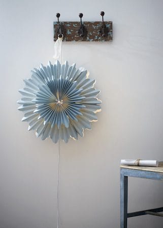 Crystal papirstjerne 50 cm - isblå - Belysning - Julebelysning - Julelys