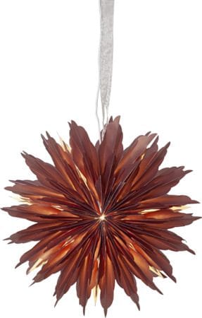 Dis papirstjerne 40 cm - rød - Belysning - Julebelysning - Julelys