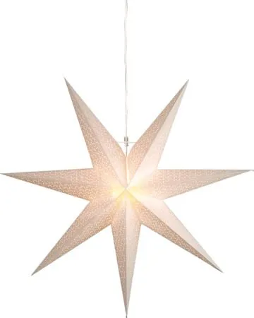 Dot papirstjerne 100 cm - hvit - Belysning - Julebelysning - Julelys