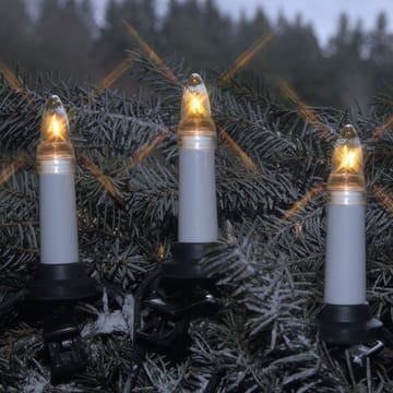 Erik juletrebelysning 11 cm - hvit og grønn - Belysning - Julebelysning - Julelys