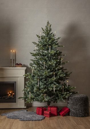 Flamme juletrebelysning - hvit og grønn - Belysning - Julebelysning - Julelys