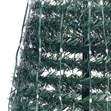 Gulvjuledekorasjon Saarloq - 55x55x160 cm - Belysning - Julebelysning - Julelys