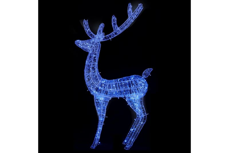 Julereinsdyr akryl 250 LED 180 cm blå - Blå - Julebelysning utendørs