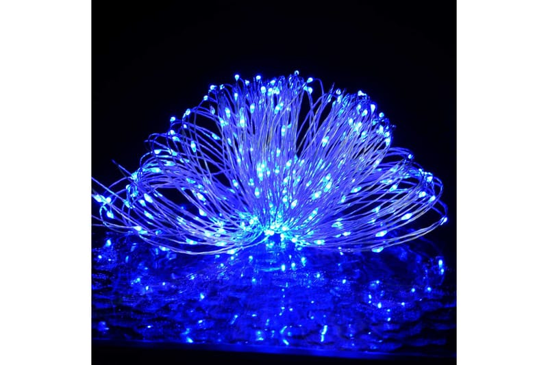 LED-strenglys med 150 lysdioder blå 15 m - Julebelysning utendørs