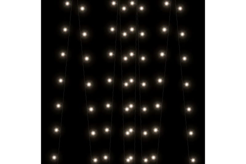 Soldrevne lysslynger 2stk LED kaldhvit innendørs utendørs - Hvit - Julebelysning utendørs