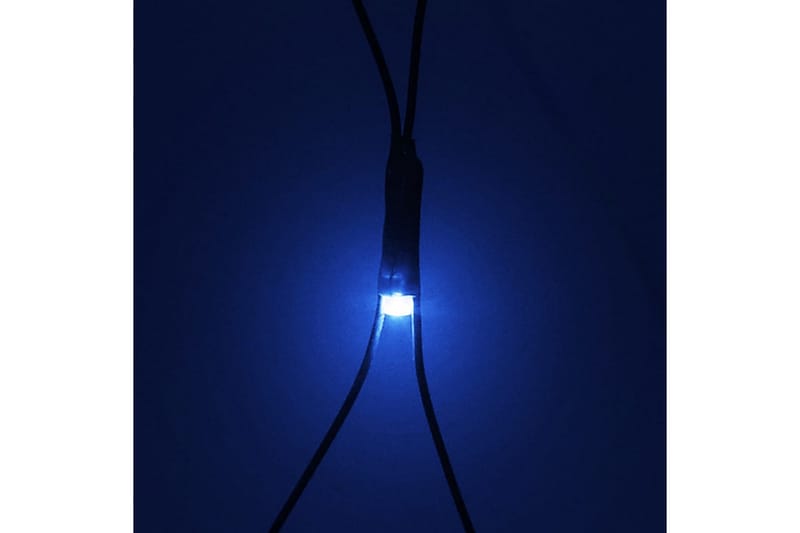 Julenettlys blå 3x3 m 306 lysdioder innendørs og utendørs - Blå - Julebelysning utendørs