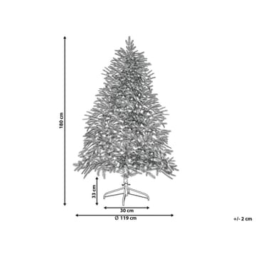 Kunstig Juletre Fiddle - 119x119x180 cm - Interiør - Dekorasjon & innredningsdetaljer - Julepynt & juledekorasjon - Plastjuletre