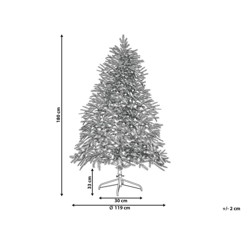 Kunstig Juletre Fiddle - 119x119x180 cm - Interiør - Dekorasjon & innredningsdetaljer - Julepynt & juledekorasjon - Plastjuletre