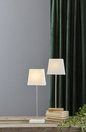 Leo fot, skjerm og stjerne 43 cm - hvit/eik - Belysning - Julebelysning - Julelys