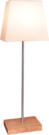 Leo fot, skjerm og stjerne 43 cm - hvit/eik - Belysning - Julebelysning - Julelys