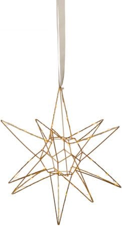 Lizzy stjerne 47 cm, gull