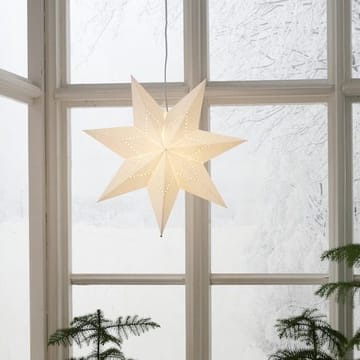 Lysa papirstjerne 43 cm - hvit - Belysning - Julebelysning - Julelys
