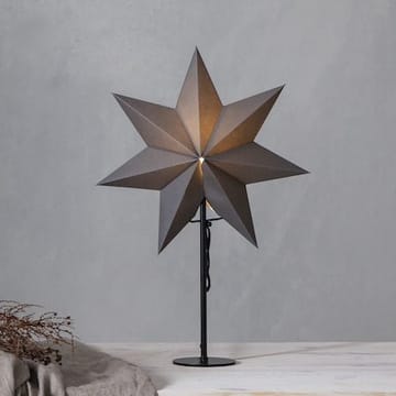 Mixa stjerne på fot 50 cm - grå med svart fot - Belysning - Julebelysning - Julelys