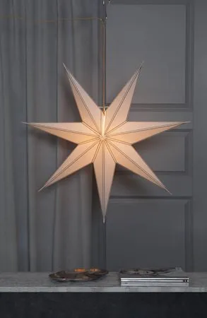 Nicolas papirstjerne 80 cm, hvit