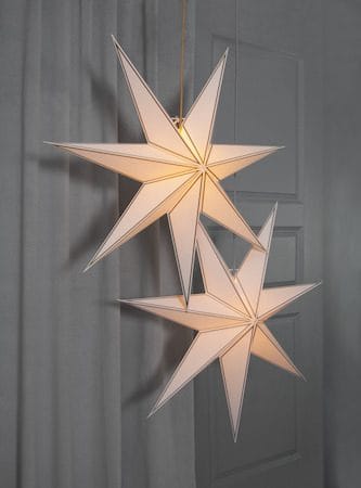 Nicolas papirstjerne 80 cm - hvit - Belysning - Julebelysning - Julelys