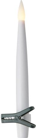 Paulina LED-antikklys 11,5 cm - hvit og grønn - Belysning - Julebelysning - Julelys