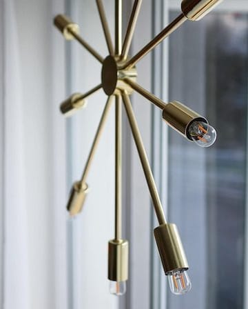 Pix stjernependel 50 cm - messing - Belysning - Julebelysning - Julelys