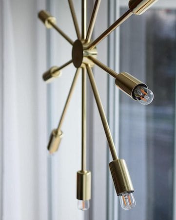 Pix stjernependel 50 cm - messing - Belysning - Julebelysning - Julelys