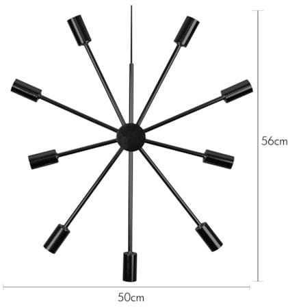 Pix stjernependel 50 cm - svart - Belysning - Julebelysning - Julelys