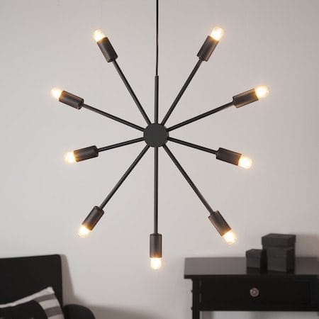 Pix stjernependel 50 cm - svart - Belysning - Julebelysning - Julelys