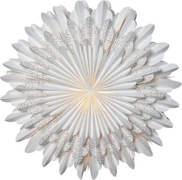 Snow Papirstjerne 50 cm - hvit med gullprikker - Belysning - Julebelysning - Julelys