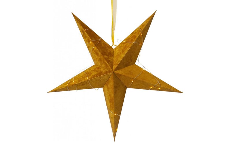 Star Trading Velvet Julestjerne 60 cm - Julelys - Adventsstjerne