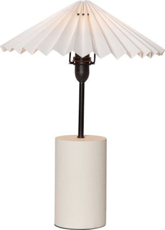 Stila Fot, skjerm og stjerne 35 cm - Hvit med svarte detaljer - Belysning - Julebelysning - Julelys