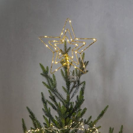 Topsy toppstjerne 25,5 cm - messing - Belysning - Julebelysning - Julelys