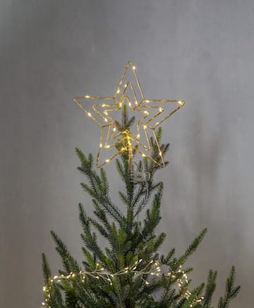 Topsy toppstjerne 25,5 cm - messing - Belysning - Julebelysning - Julelys
