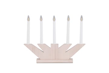 Verbier Adventsstake 41 cm - Hvit - Belysning - Julebelysning - Julelys