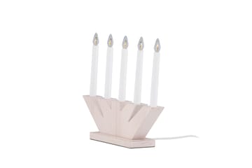 Verbier Adventsstake 41 cm - Hvit - Belysning - Julebelysning - Julelys