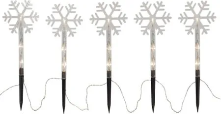 Wandy utendørs dekorasjonsbelysning 140 cm, transparent