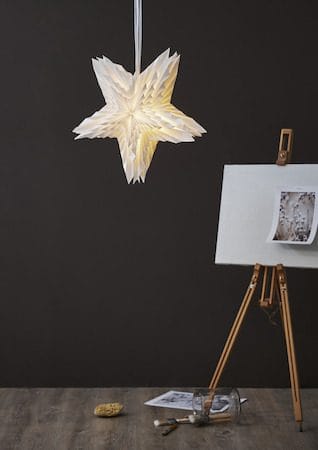 White Papirstjerne 50 cm - hvit - Belysning - Julebelysning - Julelys