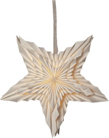 White Papirstjerne 50 cm - hvit - Belysning - Julebelysning - Julelys