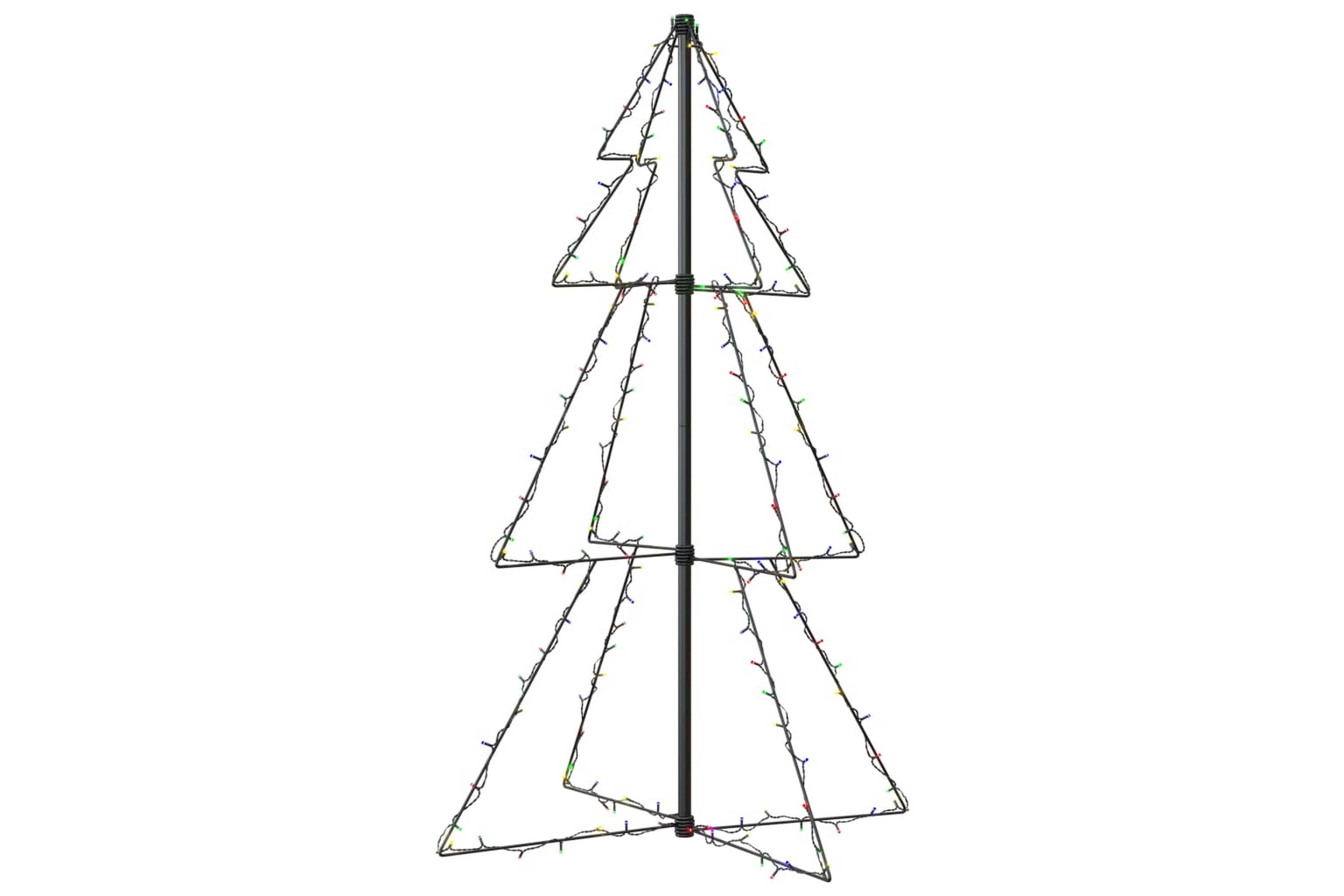 Be Basic Juletre kjegle 160 LED innendørs og utendørs 78x120 cm -