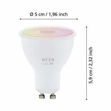 Lyskilde 3xLM-ZIG-RGB/CCT GU10 4,5W - 5 cm - Belysning - Lyspærer & lyskilder - Lyspærer