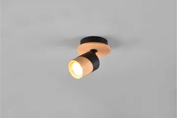 Trio Lighting Aruni Spotlight 1L GU10 tre/matt svart - Belysning - Innendørsbelysning & Lamper - Lamper gang