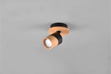 Trio Lighting Aruni Spotlight 1L GU10 tre/matt svart - Belysning - Innendørsbelysning & Lamper - Lamper gang