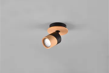 Trio Lighting Aruni Spotlight 1L GU10 tre/matt svart - Belysning - Innendørsbelysning & Lamper - Lamper gang