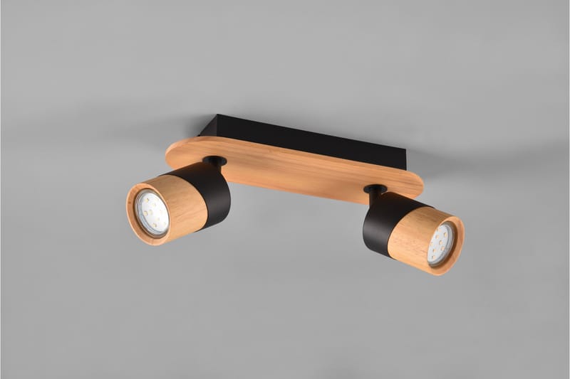 Trio Lighting Aruni Spotlight 2L GU10 Tre/Matt Svart - Belysning - Innendørsbelysning & Lamper - Lamper gang